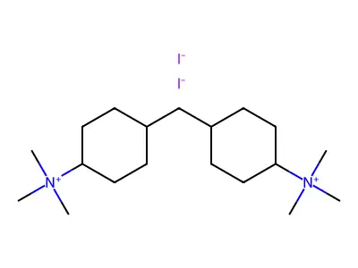 美贝碘铵 structure