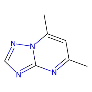 5,7-Dimethyl(1,2,4)triazolo(1,5-a)pyrimidine structure