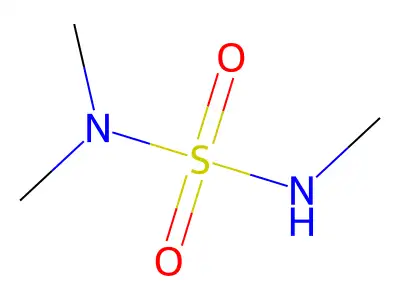 Dimethyl n-methylsulfamide structure