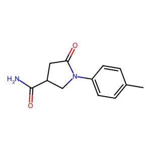 1-(4-Methylphenyl)-5-oxopyrrolidine-3-carboxamide structure