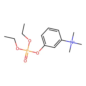 3-[(Diethoxyphosphoryl)oxy]-n,n,n-trimethylanilinium structure
