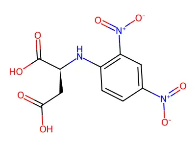 N-(2,4-二硝基苯基)-L-天冬氨酸 structure