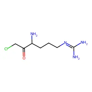 Arginine chloromethyl ketone structure