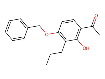 4-(Benzyloxy)-2-hydroxy-3-propylacetophenone structure