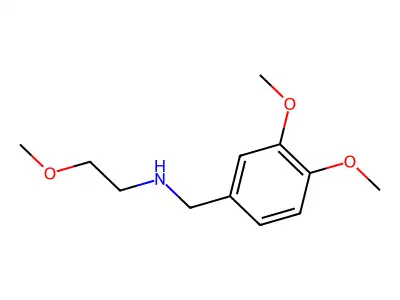 N-(3,4-dimethoxybenzyl)-2-methoxyethanamine structure