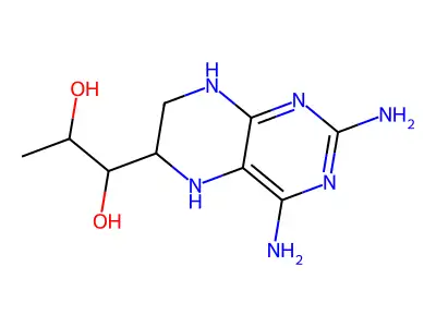 H4-Aminobiopterin structure