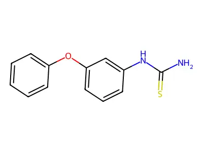 (3-Phenoxyphenyl)thiourea structure