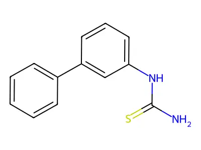 (3-Phenylphenyl)thiourea structure