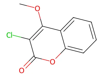 3-Chloro-4-methoxy-2H-chromen-2-one structure