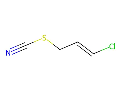 3-Chloroprop-2-enyl thiocyanate structure
