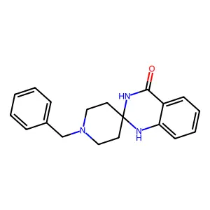 1-benzyl-2',3'-dihydrospiro[piperidine-4,2'-quinazoline]-4'(1'H)-one structure