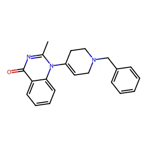 1-(1-Benzyl-1,2,3,6-tetrahydropyridin-4-yl)-2-methylquinazolin-4(1H)-one structure