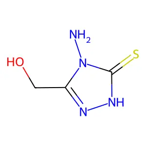 (4-amino-5-mercapto-4H-1,2,4-triazol-3-yl)methanol structure