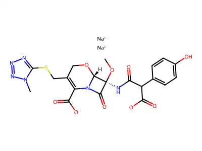 Moxalactam Disodium structure