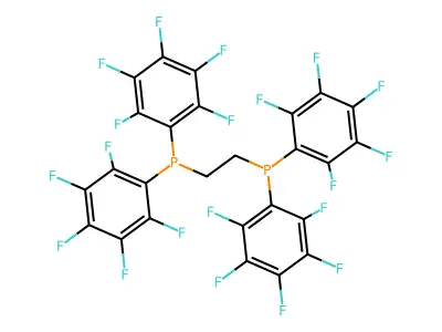 1,2-Bis(bis(pentafluorophenyl)phosphino)ethane structure