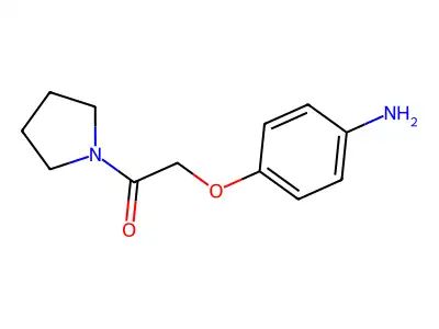 2-(4-Amino-phenoxy)-1-pyrrolidin-1-yl-ethanone structure