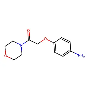 4-(2-Morpholin-4-yl-2-oxoethoxy)aniline structure