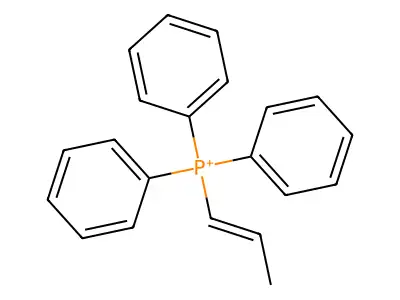 Triphenyl-1-propen-1-ylphosphonium structure