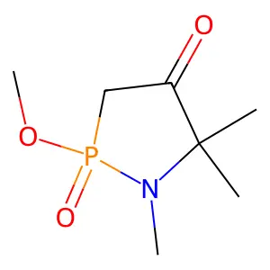 2-Methoxy-1,5,5-trimethyl-2-oxo-1,2lambda5-azaphospholidin-4-one structure