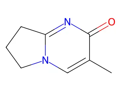 7,8-Dihydro-3-methylpyrrolo[1,2-a]pyrimidin-2(6H)-one structure