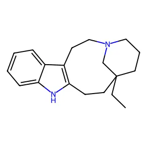 (+-)-Quebrachamine structure