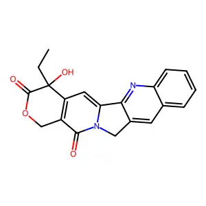 (±)-喜树碱 structure