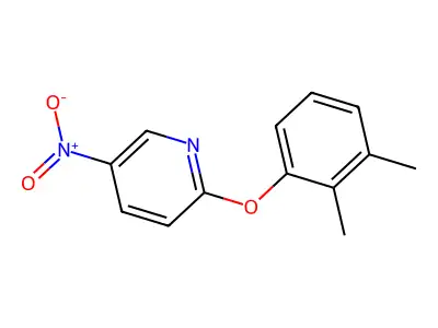 2-(2,3-Dimethylphenoxy)-5-nitropyridine structure