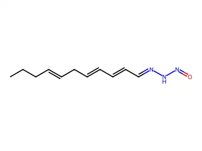 2,4,7-Undecatrienal nitrosohydrazone structure