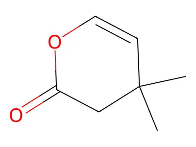 3,4-Dihydro-4,4-dimethyl-2H-pyran-2-one structure