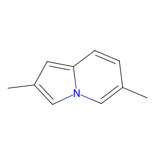 Indolizine, 2,6-dimethyl- structure