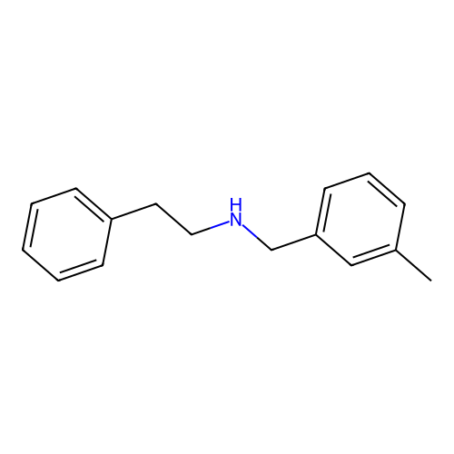 N-(3-methylbenzyl)-2-phenylethanamine structure