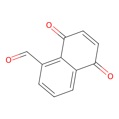 5,8-Dioxonaphthalene-1-carbaldehyde structure