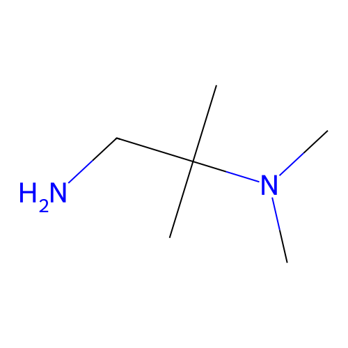 (1-Amino-2-methylpropan-2-yl)dimethylamine structure