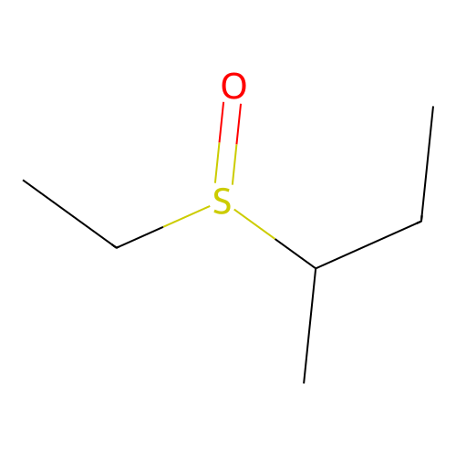 sec-Butyl ethyl sulfoxide structure