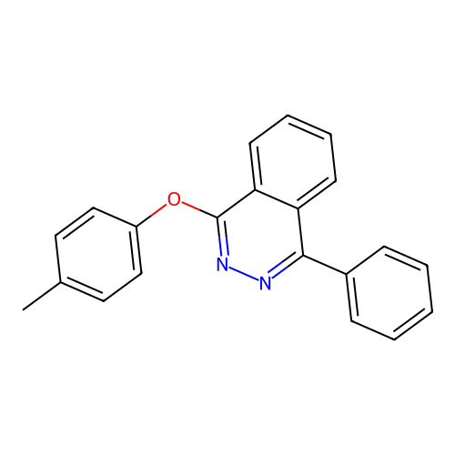 1-(4-Methylphenoxy)-4-phenylphthalazine structure