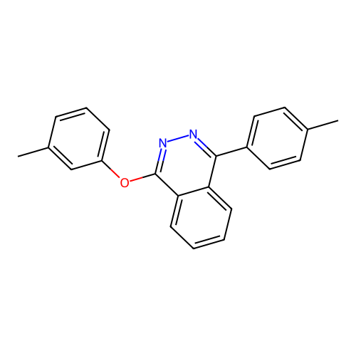 1-(3-Methylphenoxy)-4-(4-methylphenyl)phthalazine structure