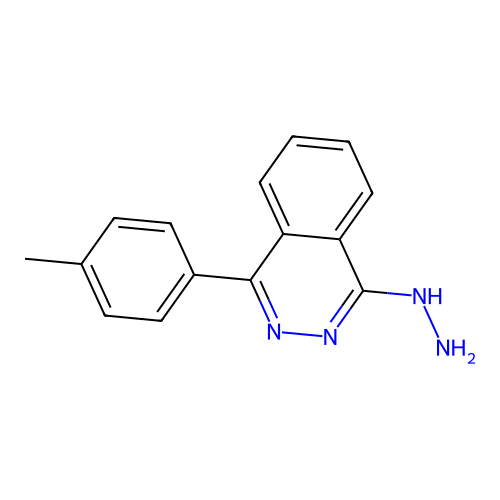 [4-(4-Methylphenyl)phthalazin-1-yl]hydrazine structure