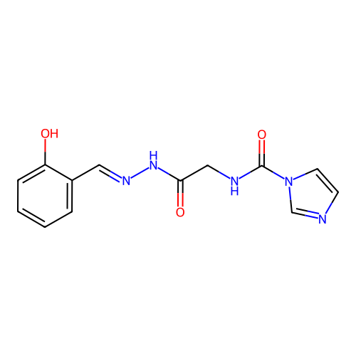 N-[2-oxo-2-[2-[(Z)-(6-oxocyclohexa-2,4-dien-1-ylidene)methyl structure