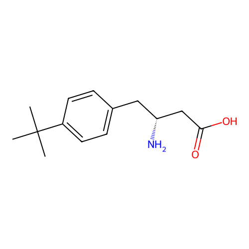 (R)-3-Amino-4-(4-tert-butyl-phenyl)butyric acid structure