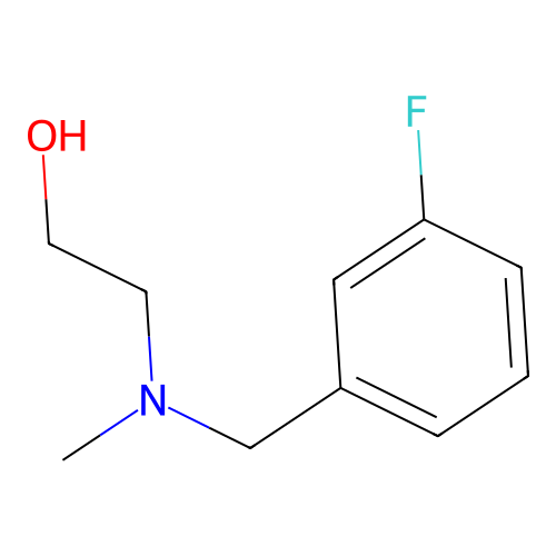 2-[(3-Fluoro-benzyl)-methyl-amino]-ethanol structure