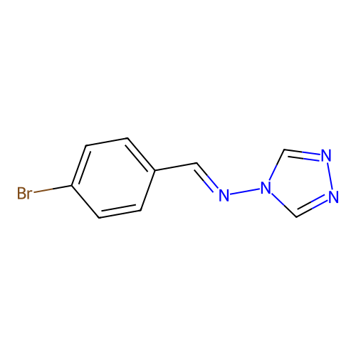 4-(4-Bromobenzylideneamino)-4H-1,2,4-triazole structure