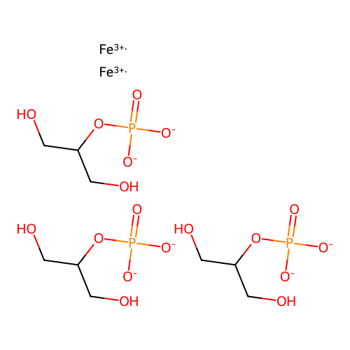 Ferric glyceryl 2-phosphate structure
