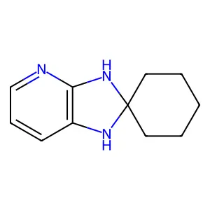 1',3'-Dihydrospiro(cyclohexane-1,2'-(2H)imidazo(4,5-b)pyridine) structure