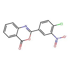 2-(4-Chloro-3-nitrophenyl)-4H-3,1-benzoxazin-4-one structure