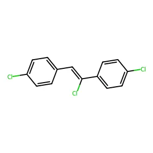 Benzene, 1,1'-(1-chloro-1,2-ethenediyl)bis[4-chloro- structure