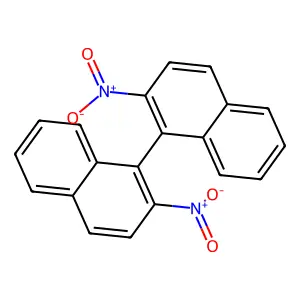 2,2'-Dinitro-1,1'-binaphthalene structure