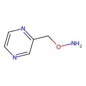 O-[(吡嗪-2-基)甲基]羟胺 structure
