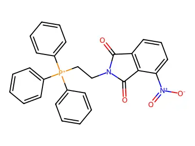 4-(Hydroxy(oxido)amino)-2-(2-(triphenylphosphoranyl)ethyl)-1H-isoindole-1,3(2H)-dione structure