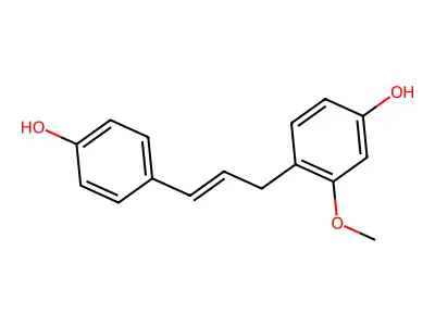 4-[3-(4-Hydroxyphenyl)prop-2-enyl]-3-methoxy-phenol structure