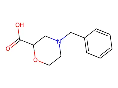 (S)-4-Benzylmorpholine-2-carboxylic acid structure